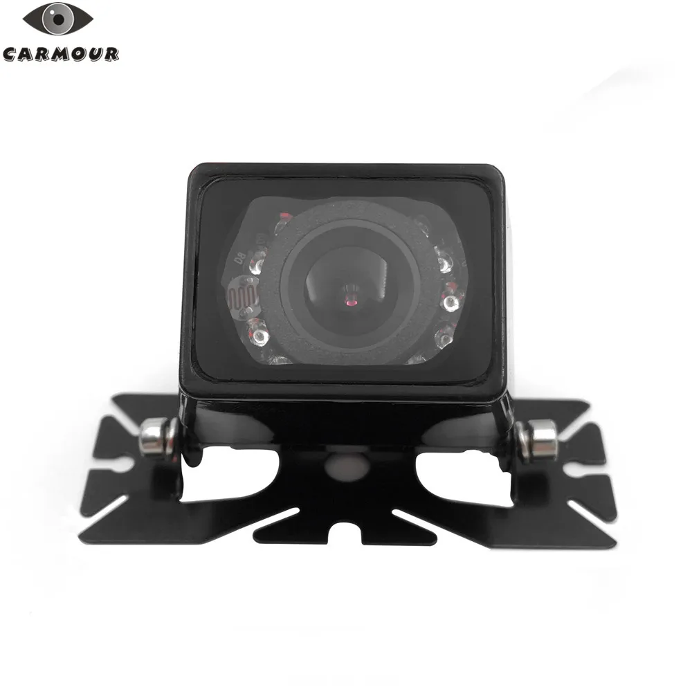 

CARMOUR Waterproof Wired Square 9 LED 420TVL Car Rear View Parking Reverse Backup Camera Night Vision Vehicle Camera