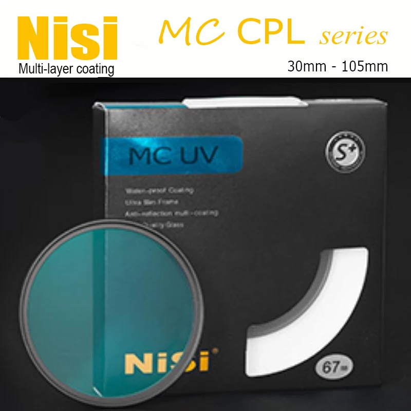 NISI MC UV Filters 37mm 39mm 43mm 95mm 105mm Ultra thin Double Sided