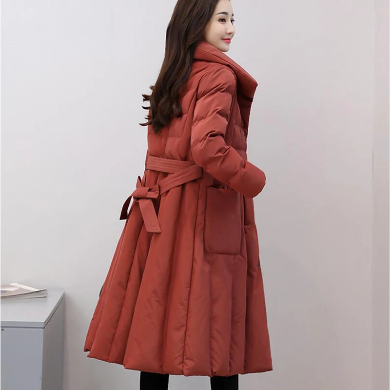 Kopen 2018 Nieuwe Winter Collectie Vrouwen Down Jas Jasje Warme Hoge Kwaliteit Vrouw Neer Parka Vrouwelijke Verdikking Grote Plus Size Bovenkleding