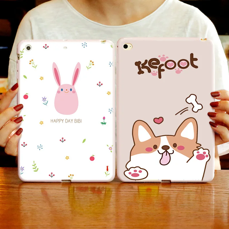 Tablet TPU Soft Case For iPad mini 1 2 3 4 Lovely Cartoon Silicone  Back Cover Case For iPad 7.9'' 2018 2017 (9)