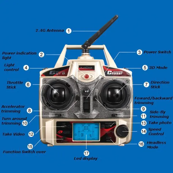6 axis gyro ufo chaser