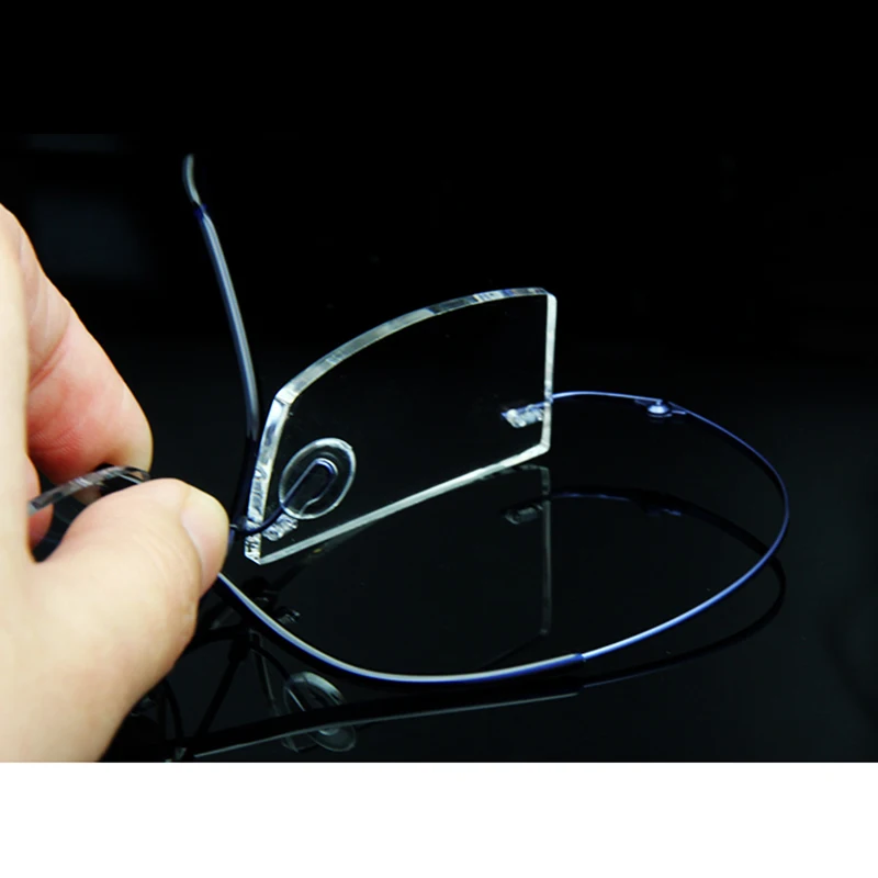 Computer Rimless Titanium Glasses Frame men Memory Eyeglass Frames 7 Colors Square Shape Prescription Eyewear eyeglasses frames,eyeglass frames,optical glasses,square eyeglasses