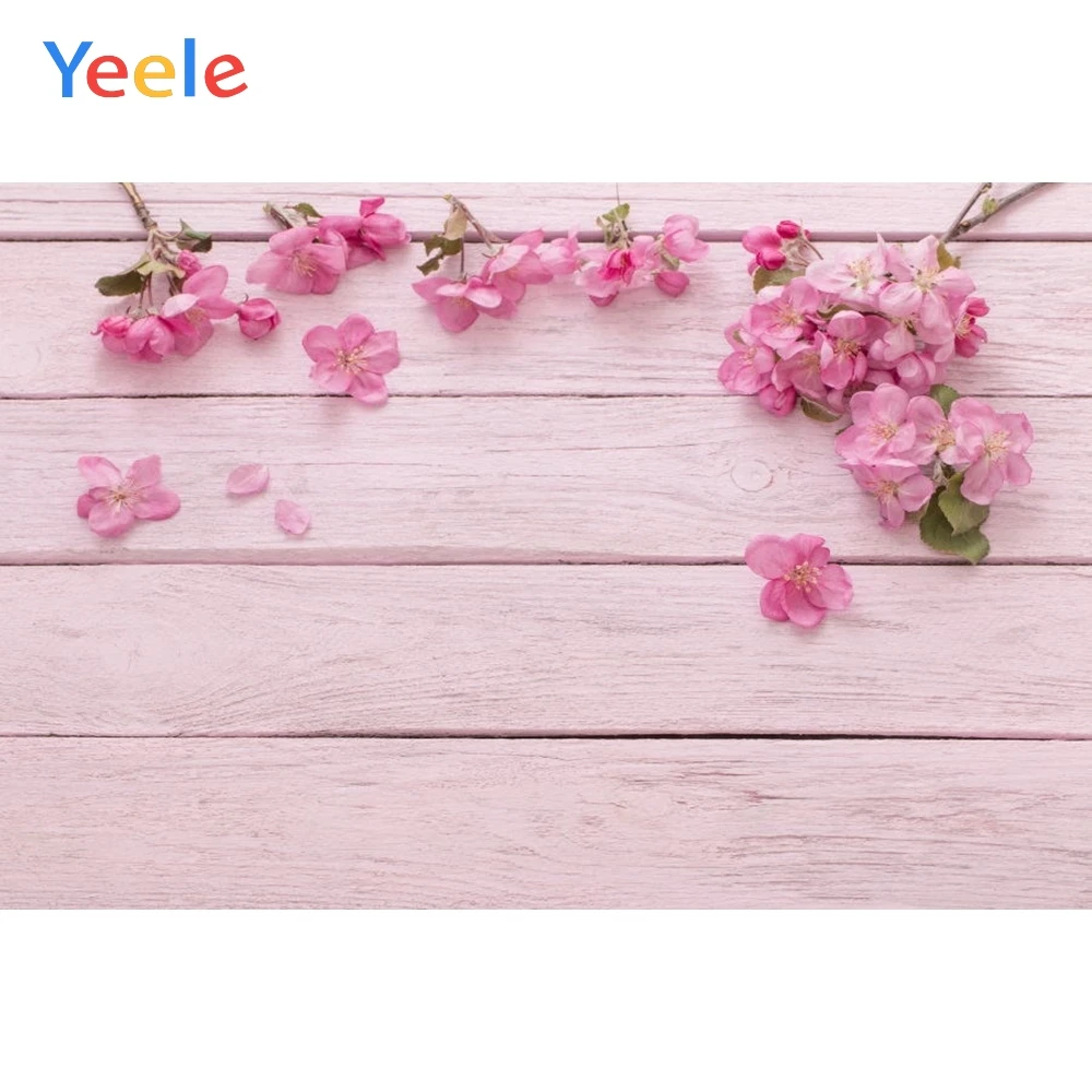 

Yeele Lace Pink Color Wood Bred Seamless Planks Baby Newborn Kid Photography Backgrounds Photographic Backdrops For Photo Studio