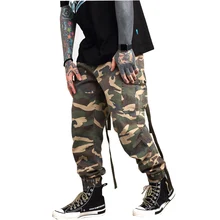 Карго штаны повседневные, спортивные штаны однотонные в стиле «хип-хоп» Хай-стрит брюки мужские джоггеры высокое качество Карманный военный Стиль