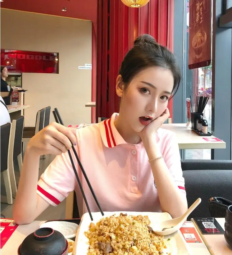 summer cartoon cat embroidery letter Loose dress Dresses