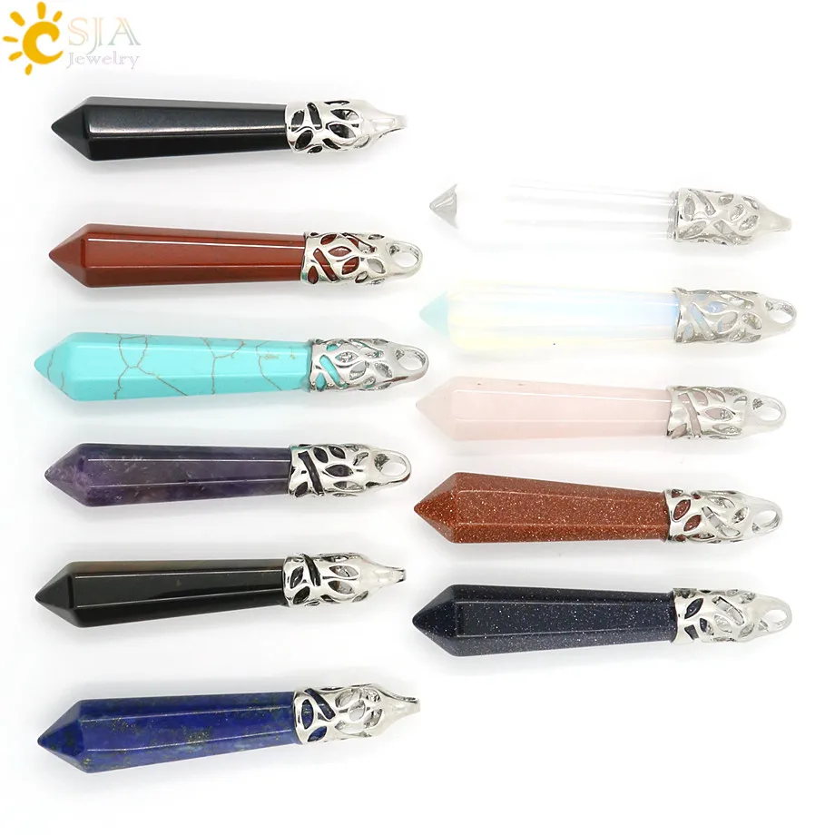 Reiki Natural Gem Stone Beads Red Jasper Necklace Pendants