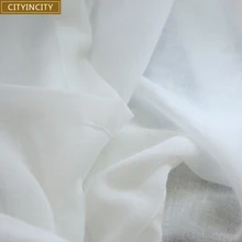 CITYINCITY Tulle White Curtains for bedroom Soft Japan Style Curtains for Living room Fresh Breath Voile