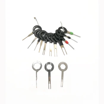 

14pcs Car Electrical Wiring Crimp Connector Pin Extractor Kit Car Terminal Removal Tools For Automobiles Plug Repair Hand Tool