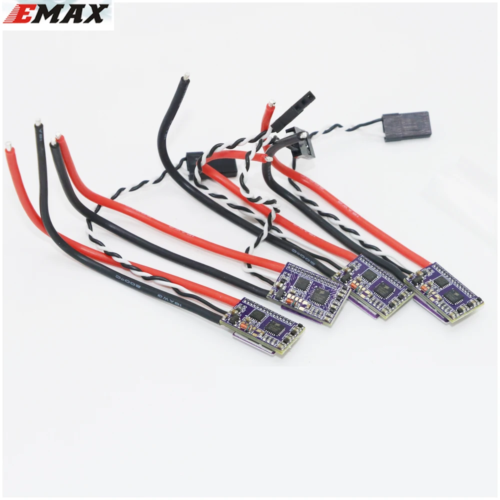4 компл./лот оригинальный контроллер скорости EMAX Bullet ESC 6A/12A/15A/20A/30A/35A поддержка DSHOT