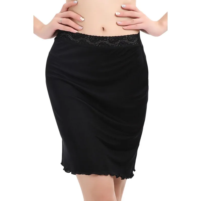 Женские сексуальные интимные наполовину слипы нижнее белье под платье мини юбка нижнее белье - Цвет: Black