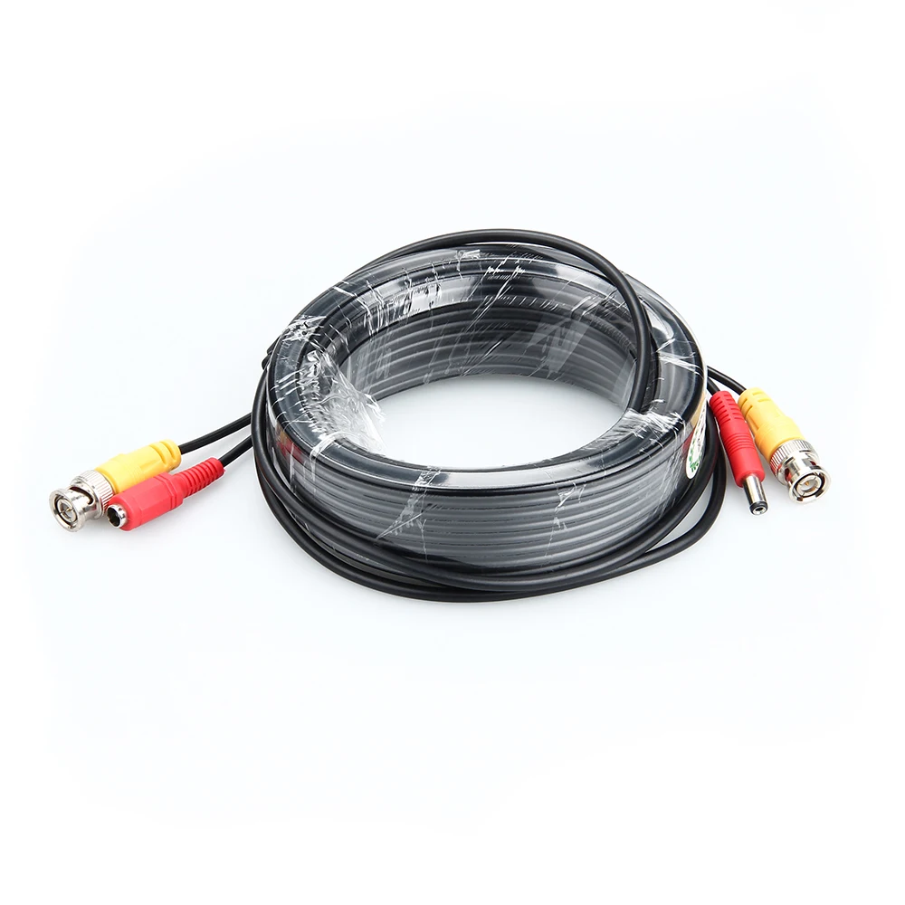 

BNC DC Plug Cable 3M/5M/10M/15M/20M/30M CCTV Camera Video Output Cable for AHD TVI CVI Analog System DVR Kit Accessories