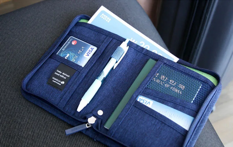 Mara мечта Мода заграничного паспорта клатчи бумажники, подходят для паспорта ID банковская карта Организатор сумка Портативный молнии чехол