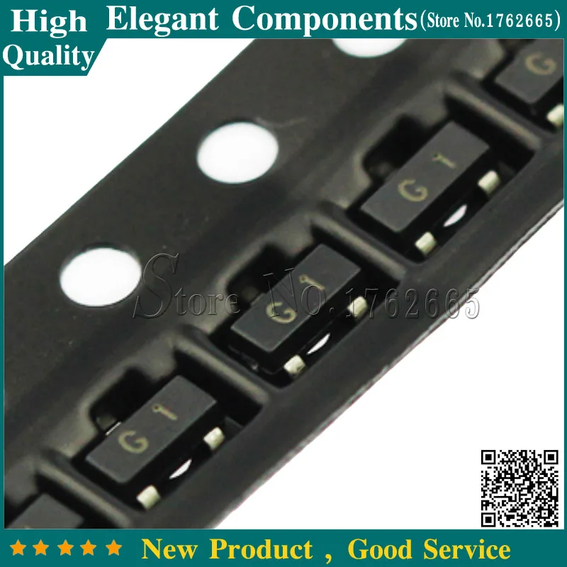 100PCS MMBT5551 SOT23 2N5551 SOT 23 G1 MMBT5551LT1G NPN Transistor Free