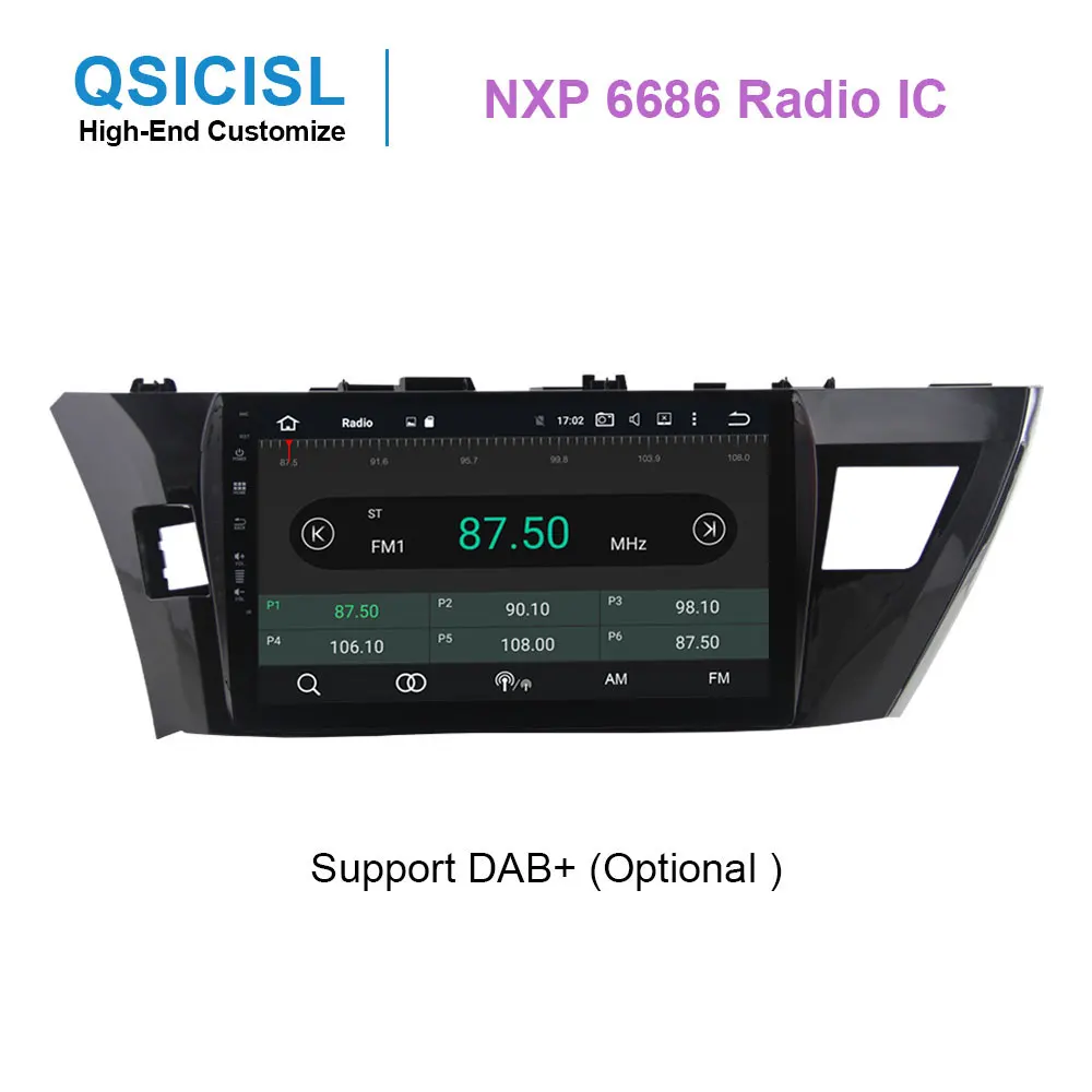 Best Android 9.0 car radio multimedia player for Toyota  Corolla E180 2013-2016 IPS 10.1" 1 din  quad core dvd gps navigation stereo 2