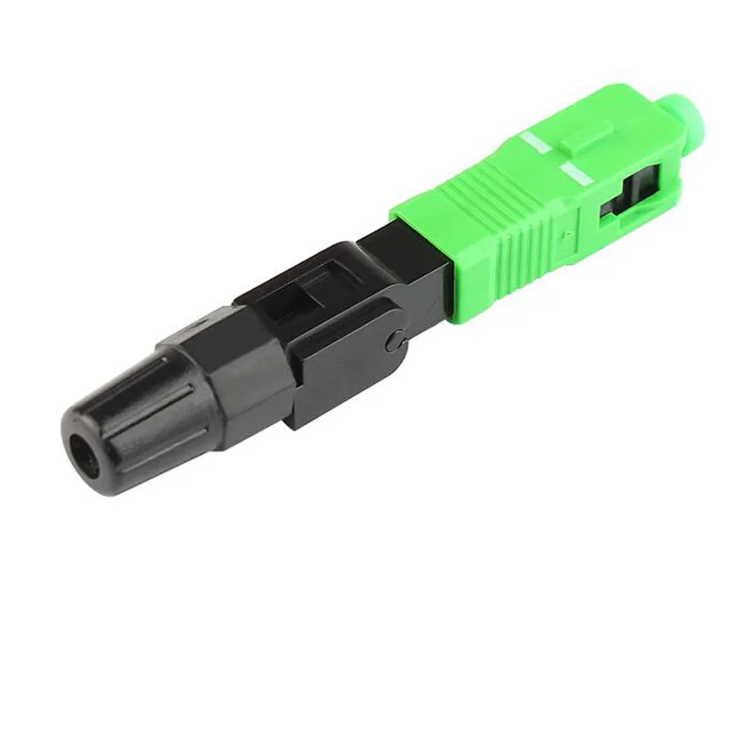 

50PCS/Lot 0.3dB FTTH SC APC single-mode fiber optic SC APC quick connector SC APC FTTH Fiber Optic Fast Connector Free shipping
