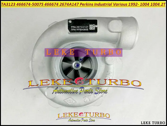 TA3123 466674-5007S 466674-0003 466674-0007 466674 2674A147 Turbo Turbocharger For Perkins Industrial Various 1992- 1004 1004.2T (1)