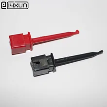 1 пара большой квадратный медный тестовый крюк с изолированной нейлоновой оболочкой Re-wireble 10A Тип пайки тестовый ing адаптер