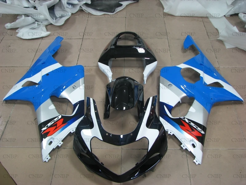 GSX R600 R750 R1000 2000-2003 K12 кузов GSX R600 R750 R1000 03 02 2000 синий черно белые обтекатели