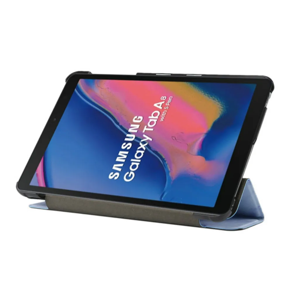 Ультратонкий чехол для Samsung Galaxy Tab A8 с S Pen 8 0 дюйма 2019 тройным складыванием на