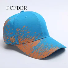 PCFDDR Весенняя и летняя новая модная постепенная сменная Кепка с принтом Корейская версия Мужская и Женская Бейсболка для отдыха