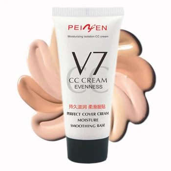 

1PC Professional Base BB Cream Long Lasting Full Cover Concealer Pigment Whitening Matte Liquid Face Foundation CC Cream Makeup