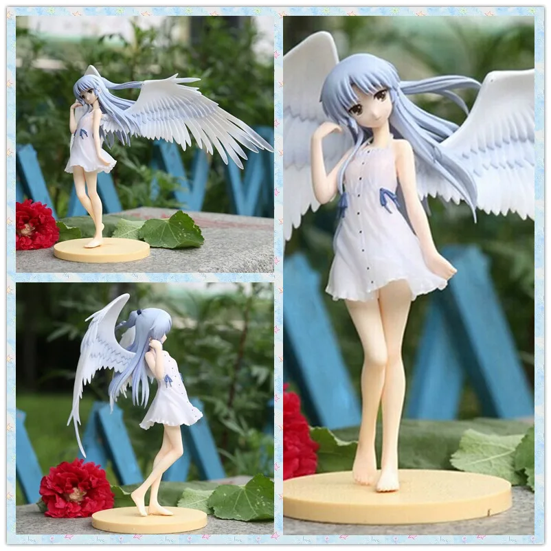 

MCR Anime new Angel Beats Tenshi Kanade Tachibana Good Smile action figure toy collection Christmas gift 20cm