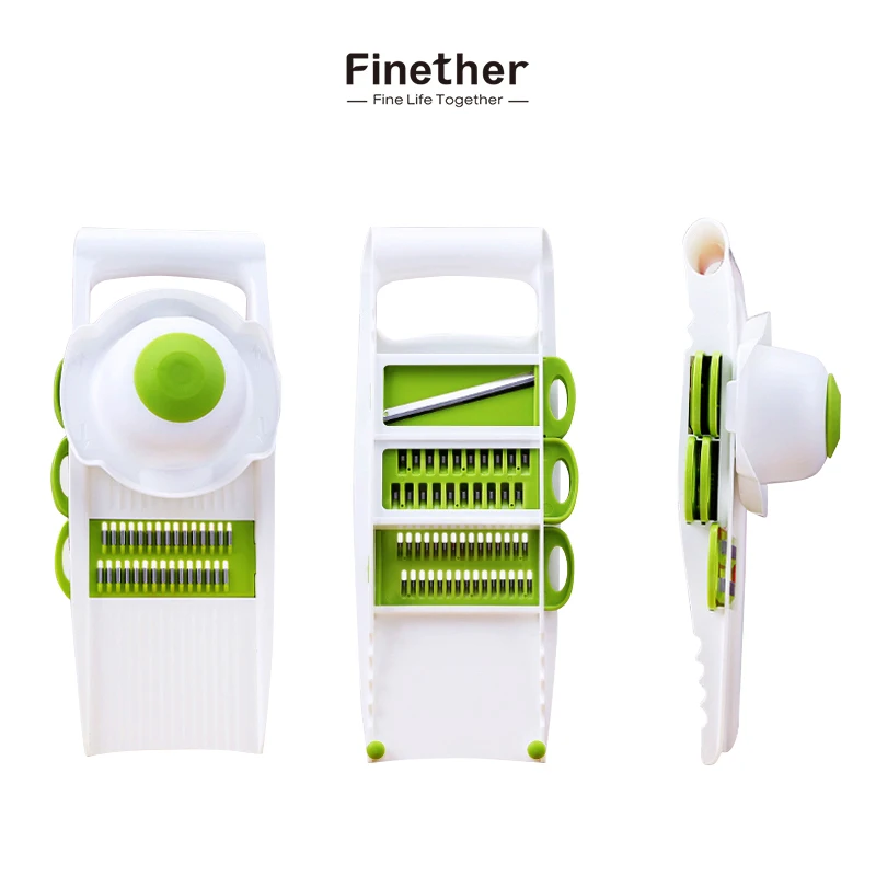 Finether 7 шт./компл. Терка-шиновка для овощей нержавеющая сталь режущая терка для овощей креативный кухонный гаджет морковь картофель