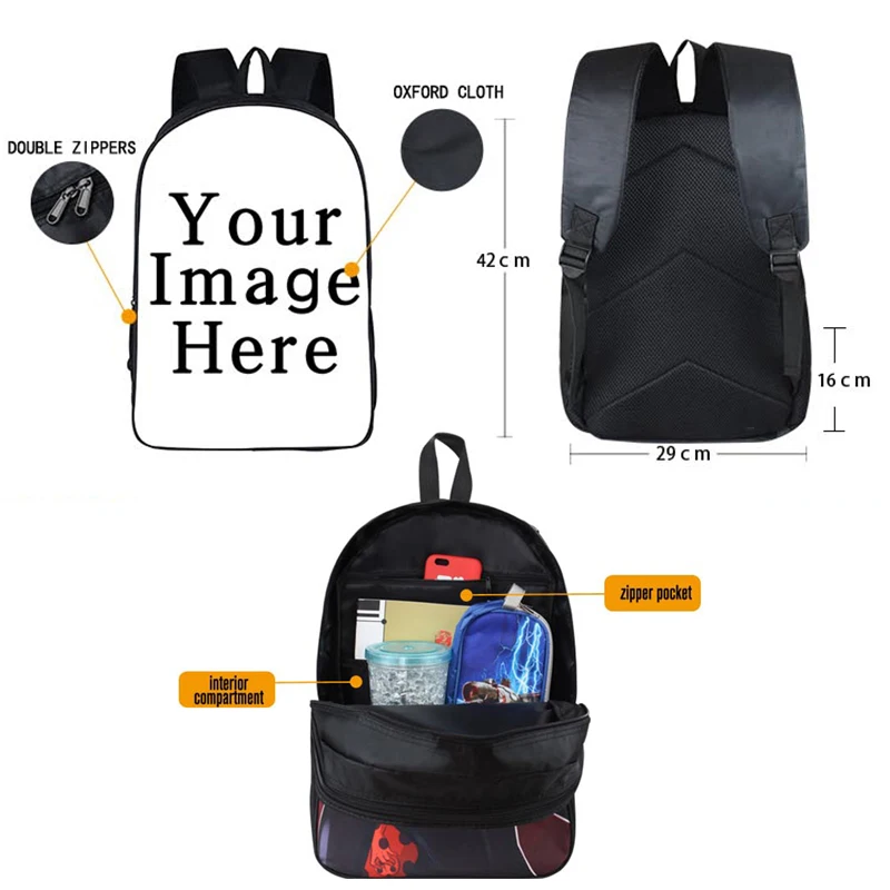  Afro Brown Boy / Girl Print Backpack For Teenage Girls Boys Africa Children School Bags Student Bac - 32801911072