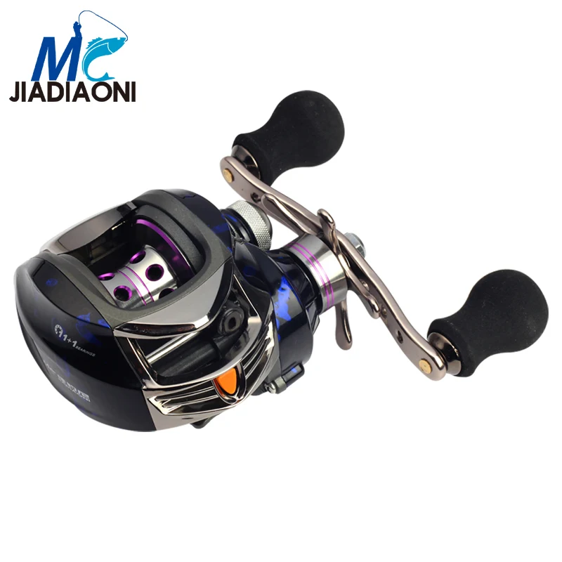 

JIADIAONI 11+1 Ball 6.3:1 Baitcast Reel Bearings Carp Fishing Gear Left/Right Hand Bait Casting Fly Fishing Reel Water Drop Reel