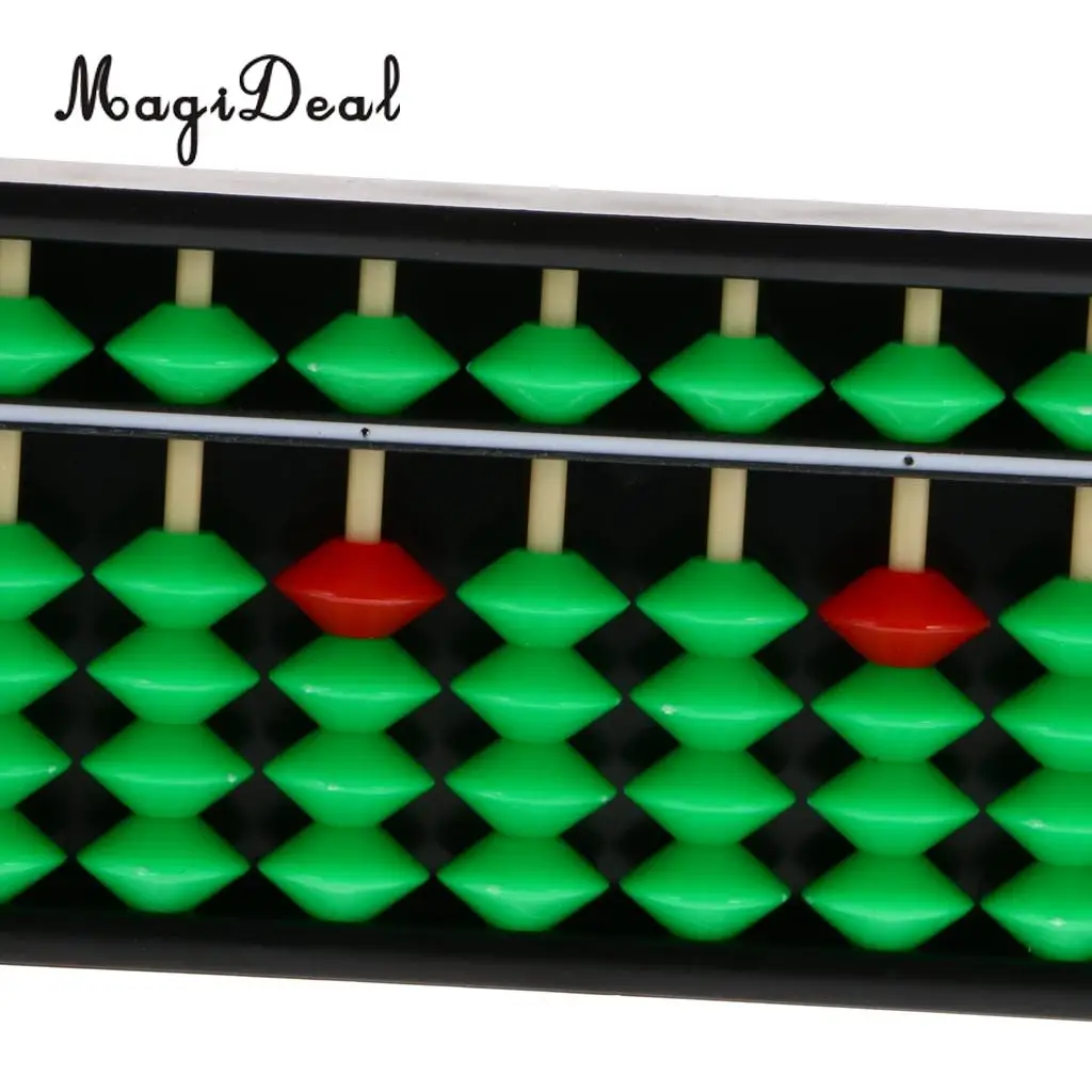 13 Rods Plastic Beads Abacus Soroban Calculating Tool Educational Toy for Kids Children Adult Math Toy 6Colors