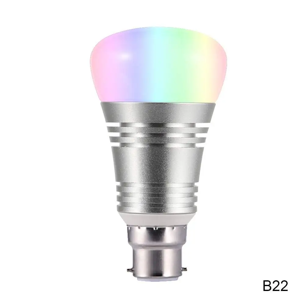 

WiFi Smart LED Light Bulb B22 Lamp 12W 16 Million Colors Bulbs RGBW 120W Equivalent Dimmable work with Google Home Alexa