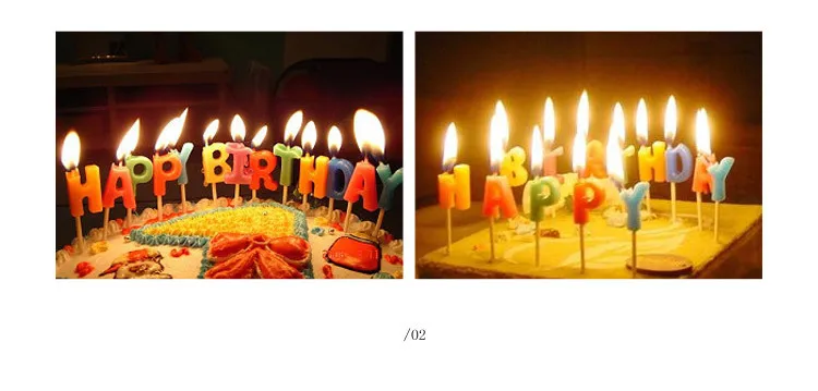 Свечи на день рождения с днем рождения английские буквы свеча ручной работы happy box набор свечей 3 стиля опционально оптом