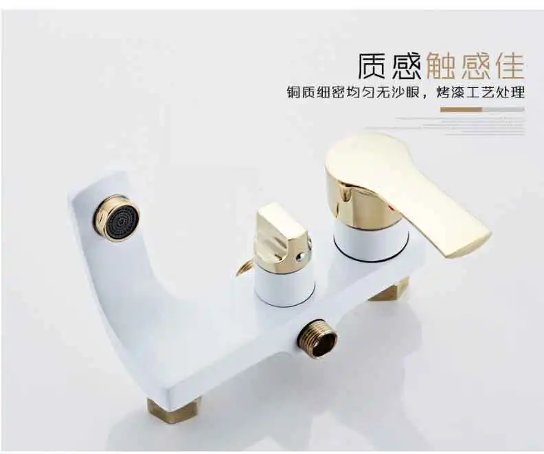 淋浴花洒_奢华黑白色淋浴花洒套装-全铜镀金天路沐浴---阿里巴巴_11
