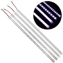 5 шт.* 50 см DC12V двойной 5730 8520 светодиодная твердая лента светодиодный бар свет с U алюминиевый корпус+ pc чехол