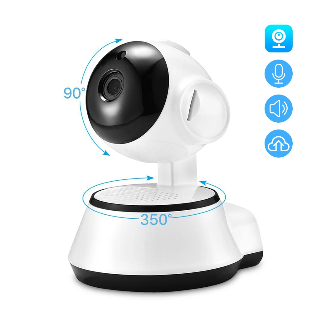 Миниатюрная Wi Fi IP камера Hamrolte 720P с функцией ночного видения и обнаружения