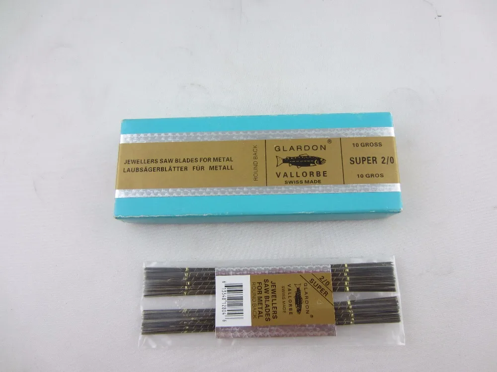 

free shipping 2/0 1bag=144pcs, jewelers saw blades,Glardon Vallorbe Sawblades ,diamond gold silver meltal cutting frame blades