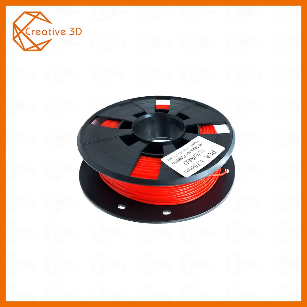 PLA red DIY 3d Принтер Нити больше цветов дополнительно PLA 1,75 мм MakerBot RepRap пластиковые резиновые расходные материалы материал 0,2/кг Горячая Распродажа - Цвет: PLA red