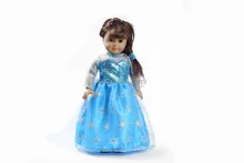 Free shipping!!! hot 2014 new style Popular 18 inches American girl doll clothes/dress b125
