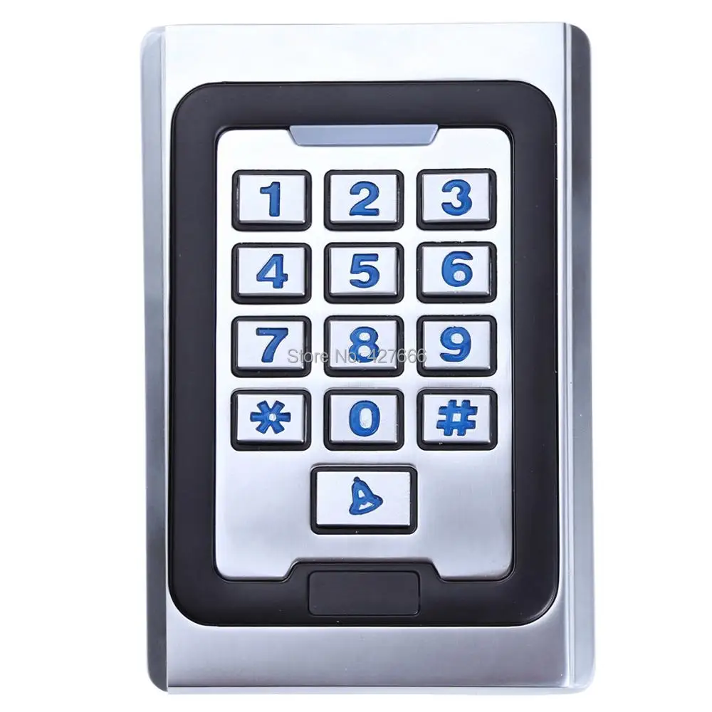 High quality Metal 125K EM ID Card Access Control Machine with Keypad 125khz Proximity Card Standalone