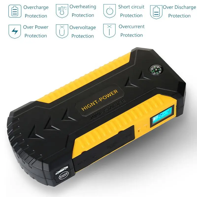 KROAK пусковое устройство для автомобиля внешний аккумулятор 89800 мАч 12 В 4USB