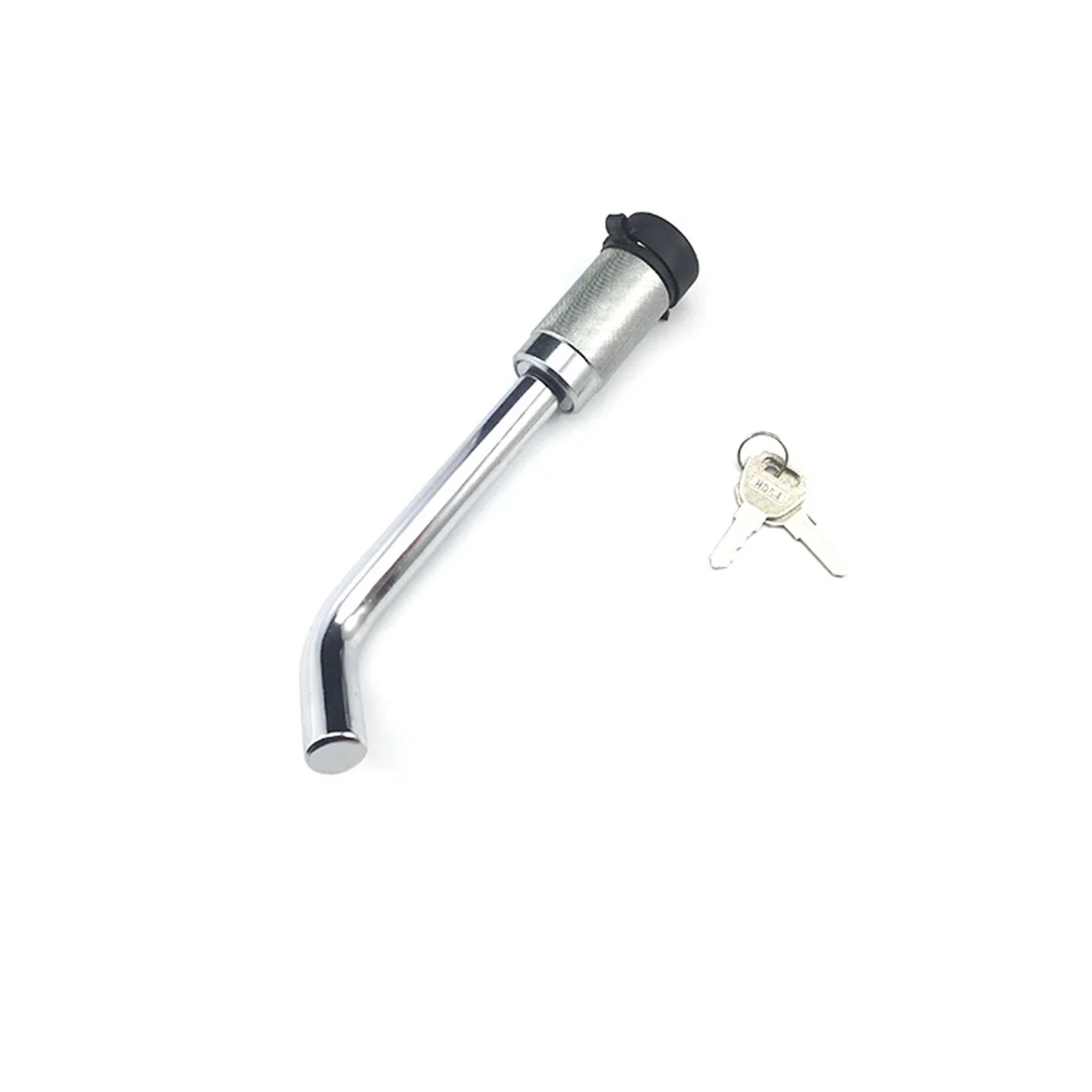 

Durable Hitch Pin Lock Stainless Steel Alloy 5/8 Inch Heavy Duty Locking Trailer Hitch Lock Receiver Lock with Protective Cap