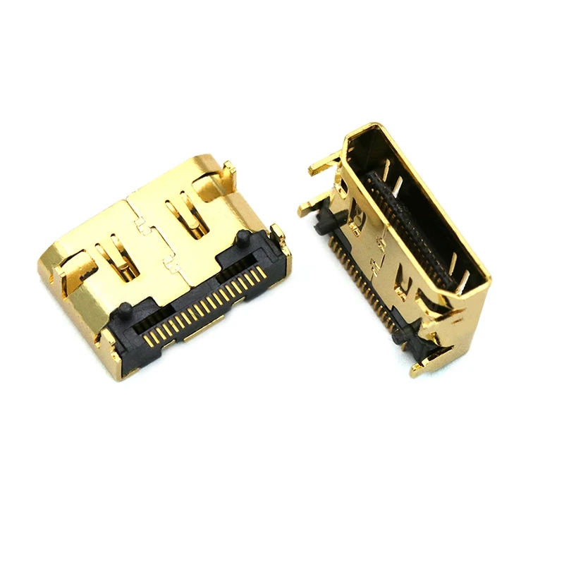 Best дело из 2 предметов Mini HDMI 19 P SMT SMD гнездо Женский HD позолоченный Разъем для RC FPV-системы racing камера Drone FPV-системы Системы Асса