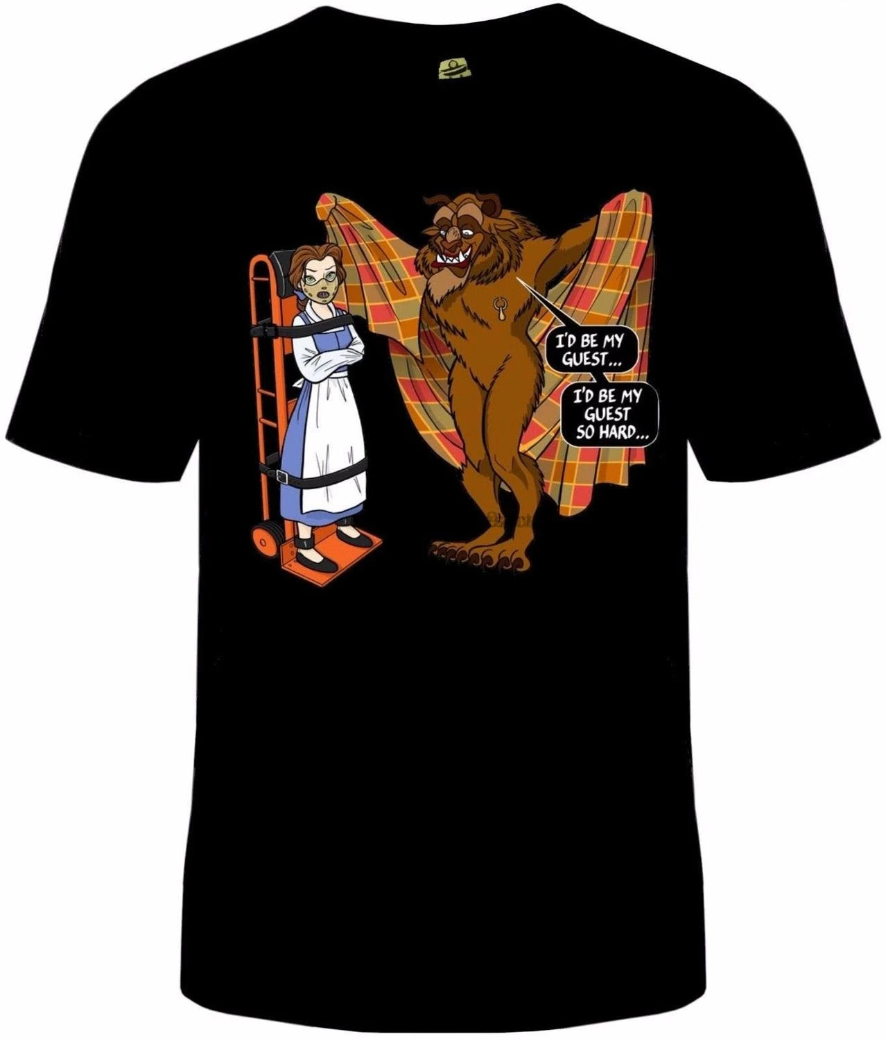 

Beauty and The Beast T-Shirt Unisex Silence Of The Lambs Hannibal Cotton New Mans Unique Cotton Short Sleeves O-Neck T Shirt