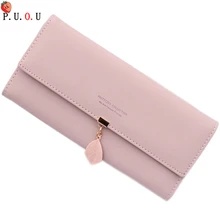 2019 New Brand Designed Women Long Clutch Wallet Large Capacity Wallets Female Purse Lady Coin Purses Phone Card Holder Carteras