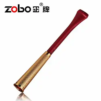 

ZOBO Ladies Smoking Pipe Metal Smoking Tobacco Pipe Filter Portable Elegant Cigarette Holder for Women