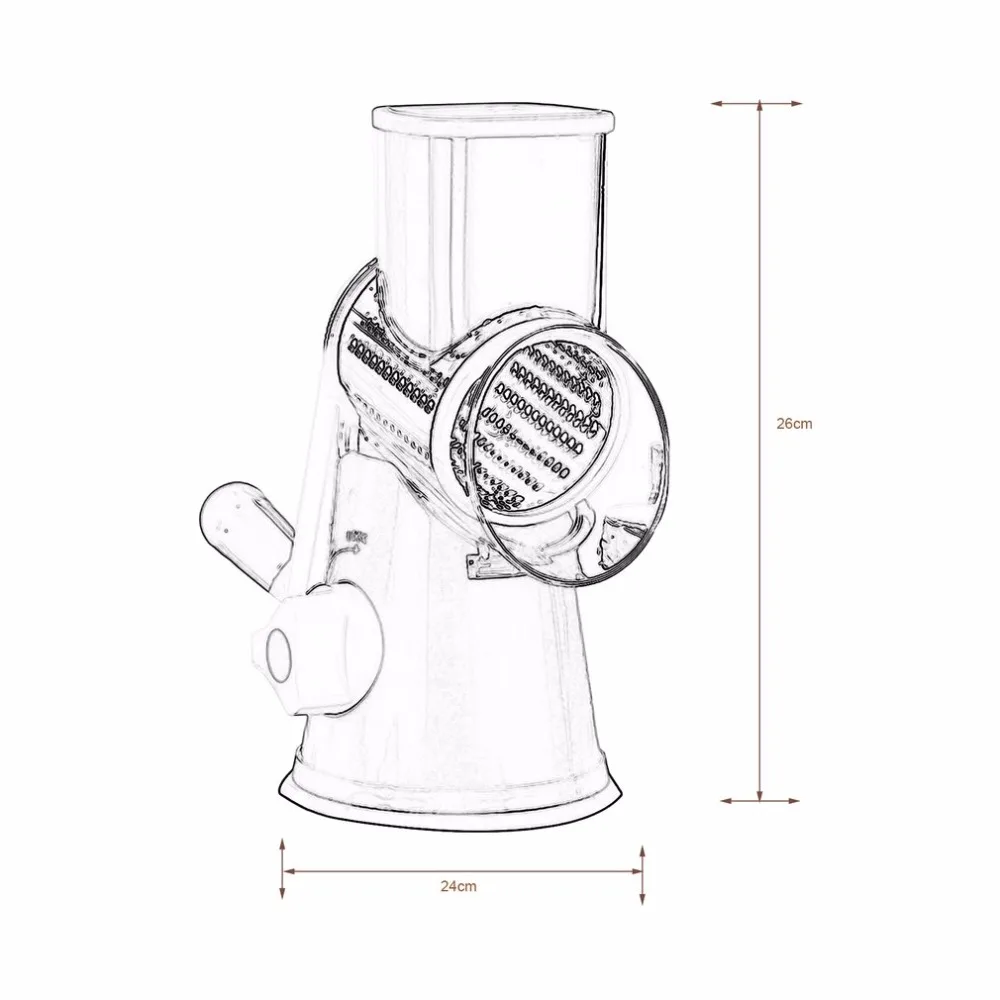 Многофункциональное устройство резки овощей и фруктов ручной барабанный вращающийся тёрка для моркови картофеля соломкой измельчитель овощерезка кухонный инвентарь для тонкой нарезки