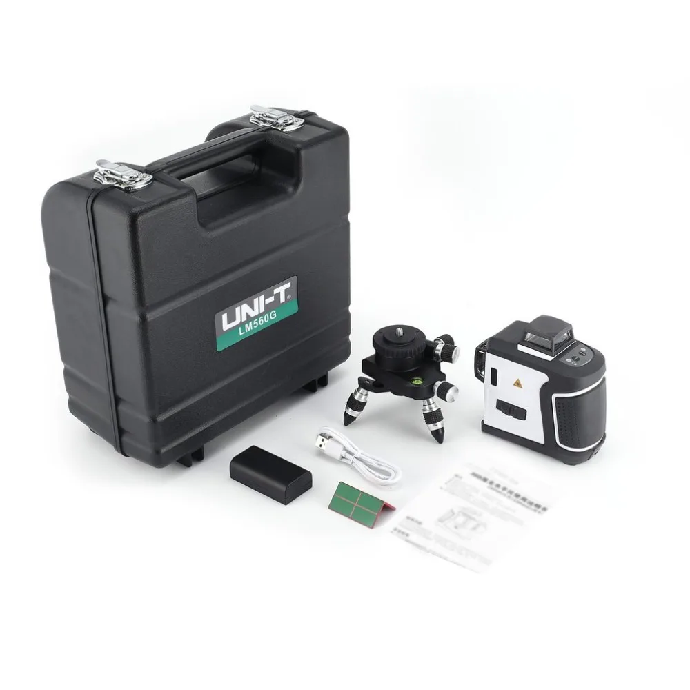 

UNI-T LM560G 12 Line LD Green Light Level Touch High Precision Laser Level Gauge With Large Capacity Lithium Battery
