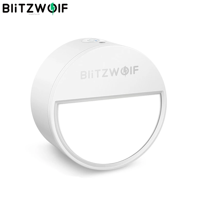 BlitzWolf BW-LT10, светильник для умного дома, светильник с датчиком для ночного видения, 3000 K, цветовая температура, 20 люменов, светильник ing, 120 градусов, ночная лампа