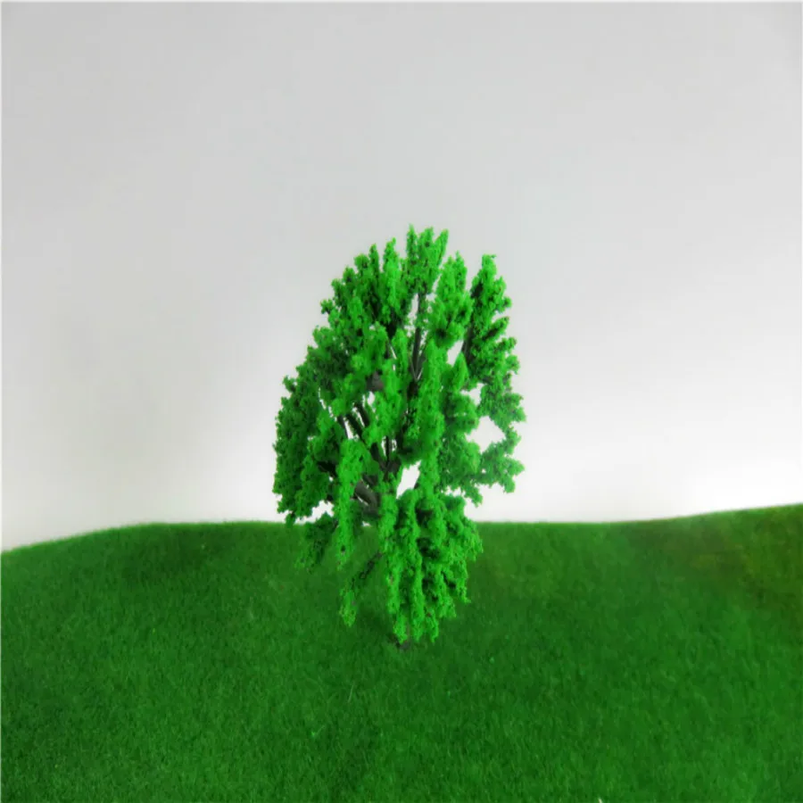 new architecture 3d scale artificial plastic model  green tree  layout20