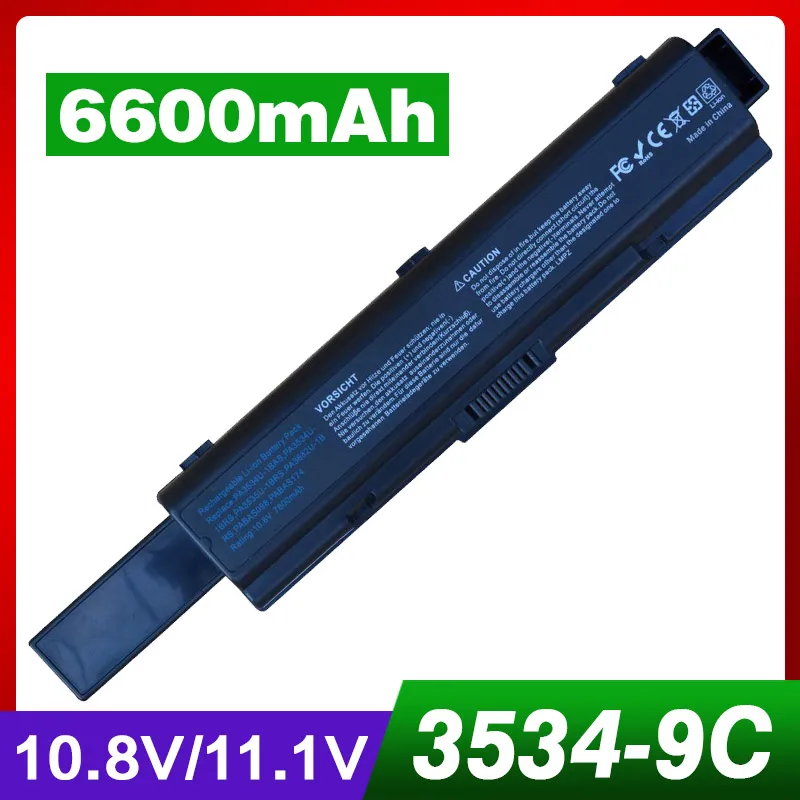 6600mAh Аккумулятор для ноутбука TOSHIBA Satellite L200 A500 A505 A505D L300 L300D L305 L305D L350 L450 L450D L455 L455D L500